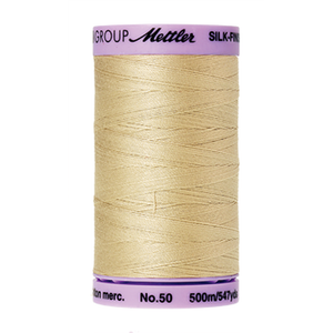 Mettler sewing thread spool in Ivory (0265) - 50wt 500m