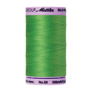 Mettler sewing thread spool in Light Kelly (1099) - 50wt 500m