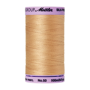 Mettler sewing thread spool in Oat Straw (0260) - 50wt 500m