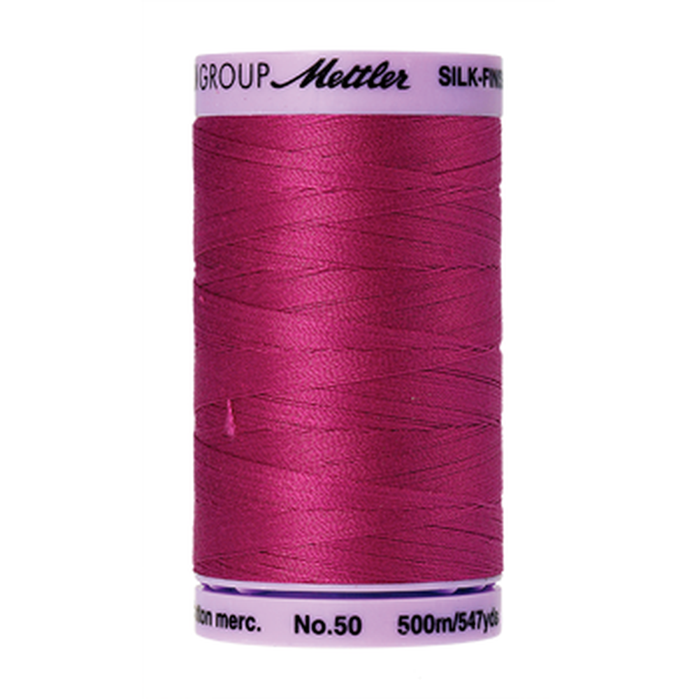 Mettler sewing thread spool in Peony (1417) - 50wt 500m