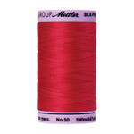 Mettler sewing thread spool in Poinsettia (0102) - 50wt 500m