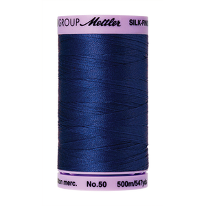 Mettler sewing thread spool in Royal Blue (1303) - 50wt 500m