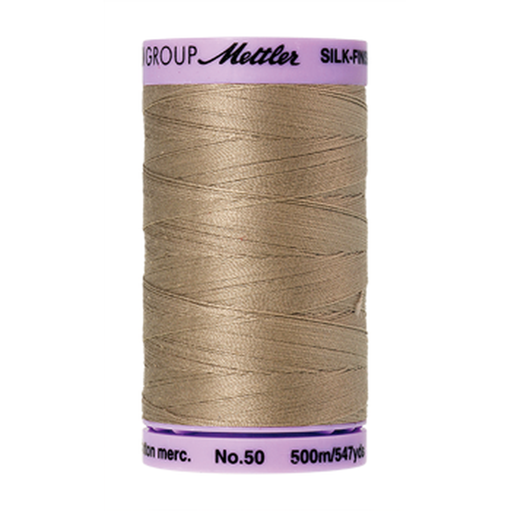 Mettler sewing thread spool in Sandstone (1222) - 50wt 500m