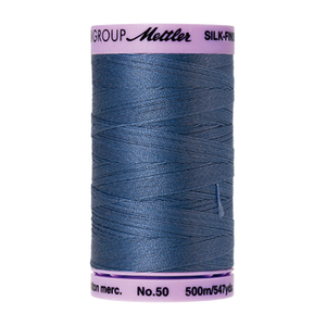 Mettler sewing thread spool in Smoky Blue (0351) - 50wt 500m
