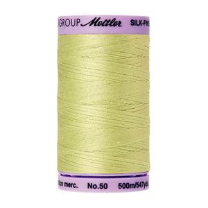 Mettler sewing thread spool in Spring Green (1343) - 50wt 500m