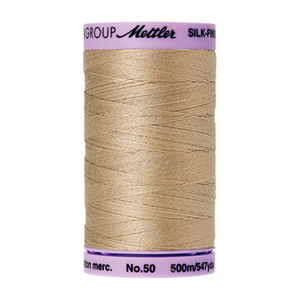 Mettler sewing thread spool in Straw (0538) - 50wt 500m