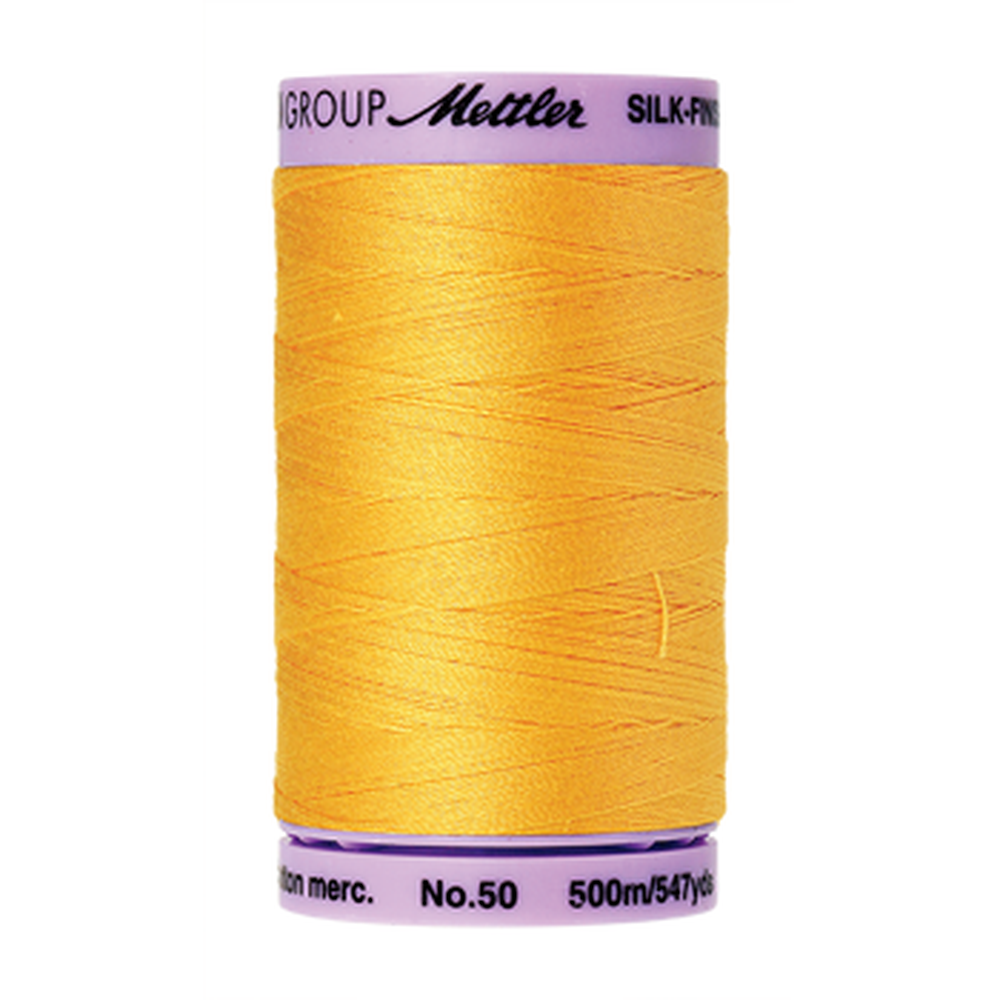 Mettler sewing thread spool in Summersun (0120) - 50wt 500m