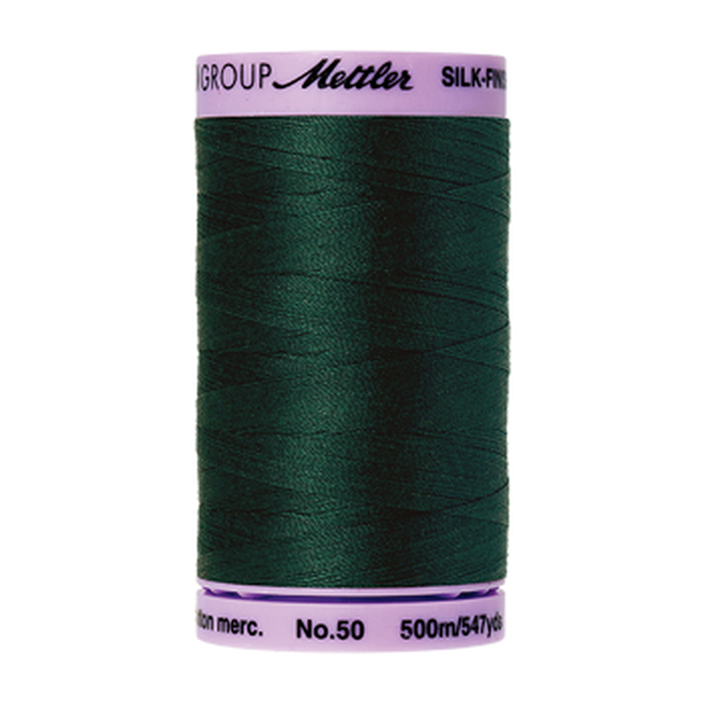 Mettler sewing thread spool in Swamp (0757) - 50wt 500m