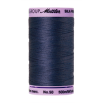 Mettler sewing thread spool in True Navy (1365) - 50wt 500m