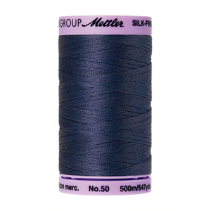 Mettler sewing thread spool in True Navy (1365) - 50wt 500m