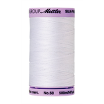 Mettler sewing thread spool in White (2000) - 50wt 500m