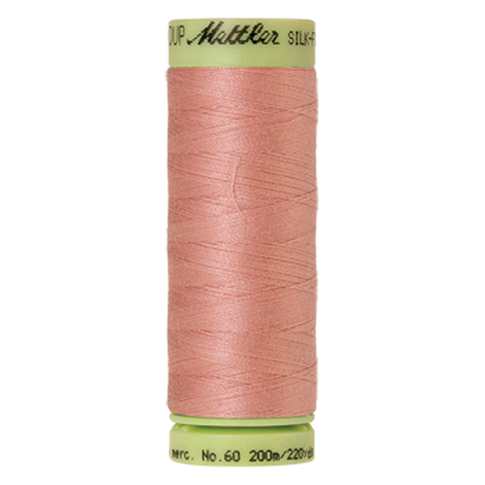 Mettler sewing thread spool in Antique Pink (0637) - 60wt 200m