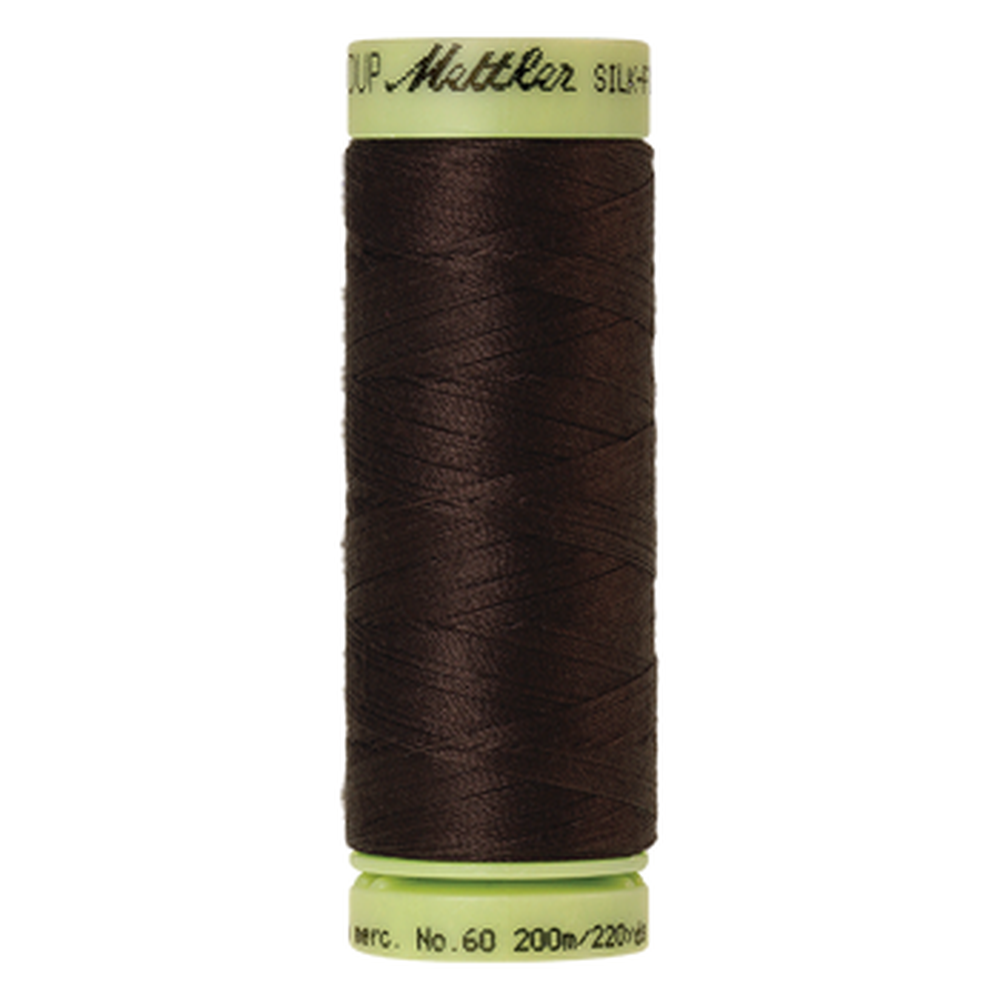 Mettler sewing thread spool in Black Peppercorn (1382) - 60wt 200m