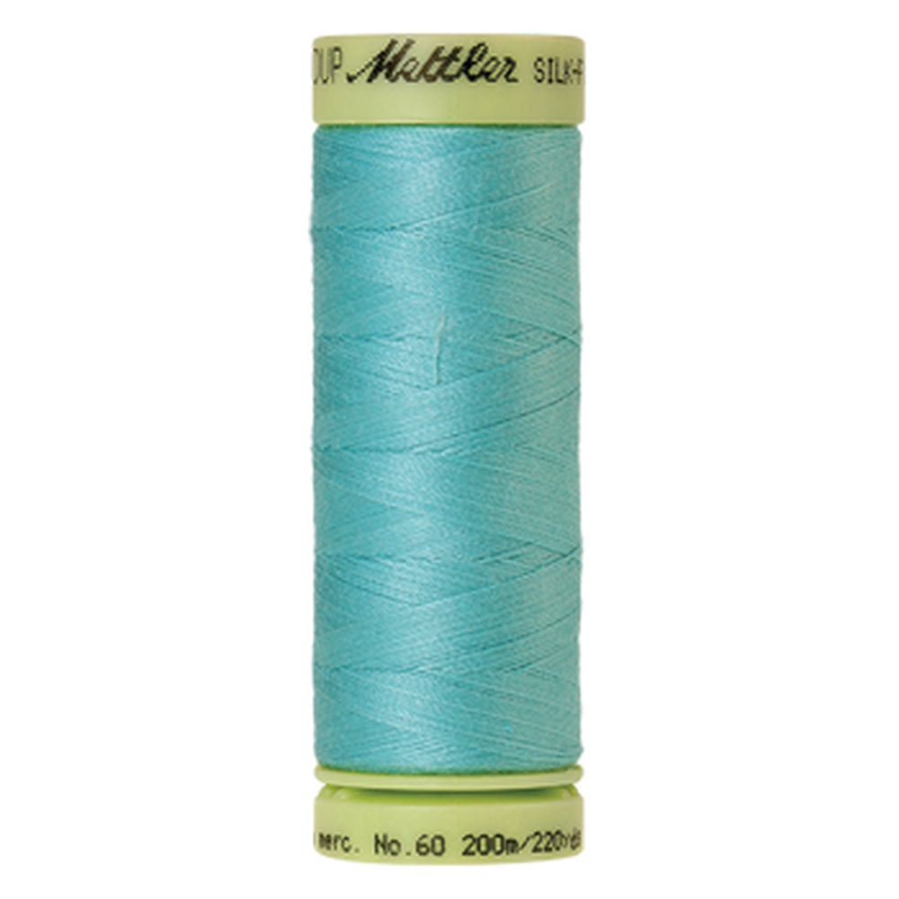Mettler sewing thread spool in Blue Curacao (2792) - 60wt 200m