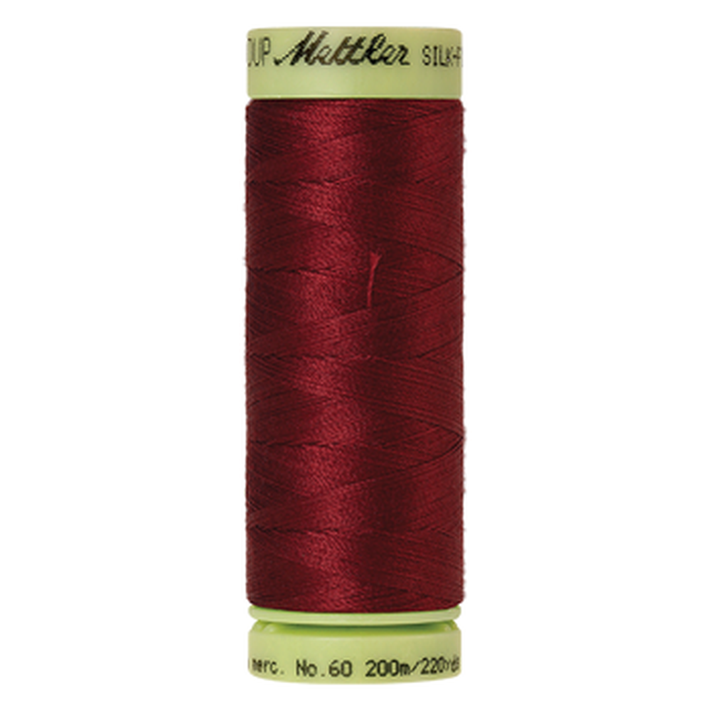 Mettler sewing thread spool in Blue Elderberry (1348) - 60wt 200m