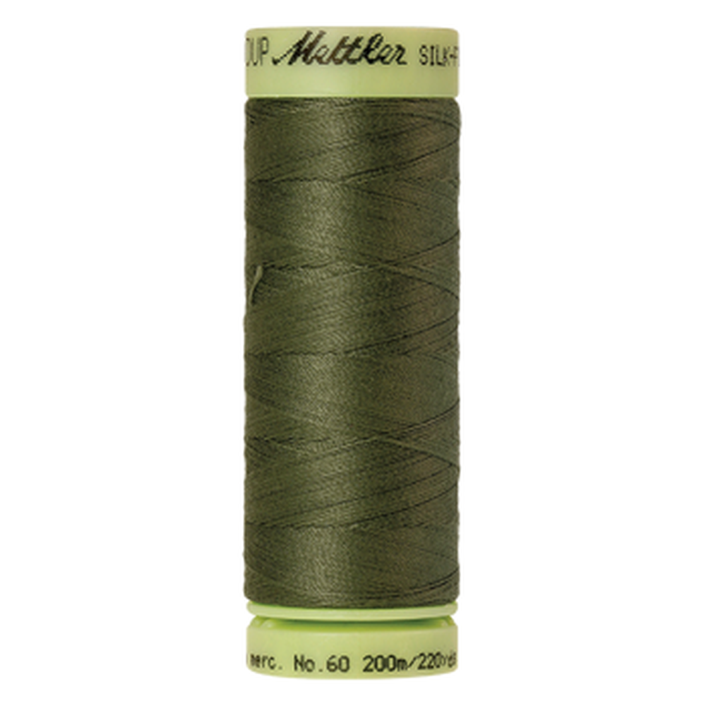 Mettler sewing thread spool in Burnt Olive (0731) - 60wt 200m