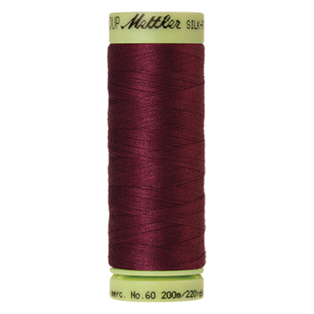 Mettler sewing thread spool in Claret (1461) - 60wt 200m