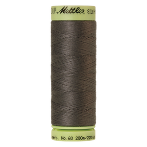 Mettler sewing thread spool in Dark Charcoal (0416) - 60wt 200m