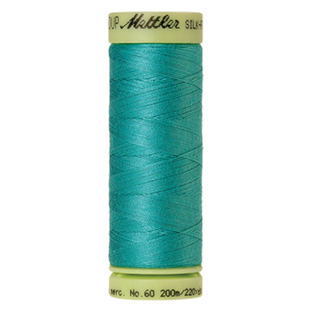 Mettler sewing thread spool in Deep Aqua (1091) - 60wt 200m
