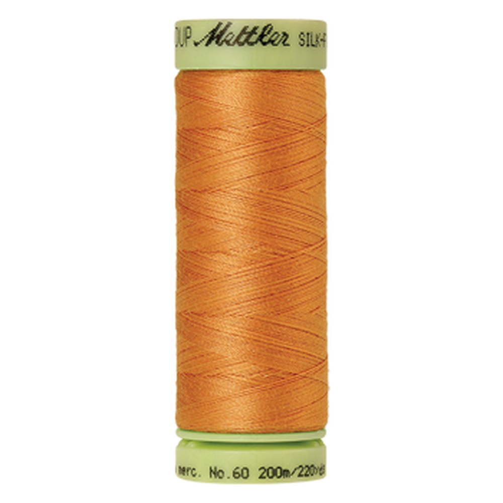Mettler sewing thread spool in Dried Apricot (1172) - 60wt 200m