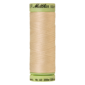Mettler sewing thread spool in Eggshell (1000) - 60wt 200m