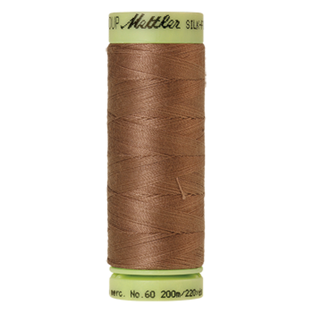 Mettler sewing thread spool in Espresso (1380) - 60wt 200m