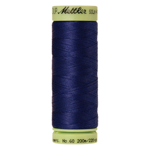 Mettler sewing thread spool in Fire Blue (1078) - 60wt 200m