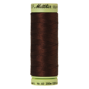 Mettler sewing thread spool in Friar Brown (0173) - 60wt 200m