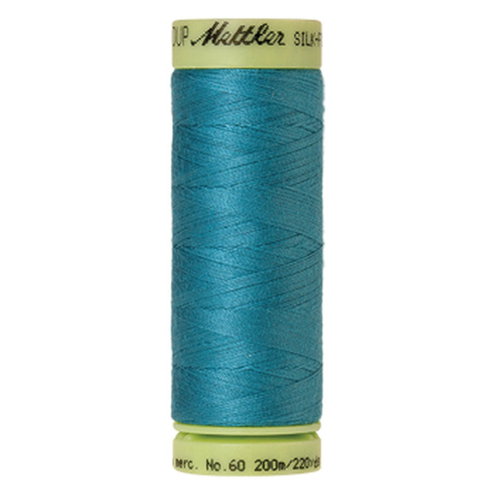 Mettler sewing thread spool in Glacier Blue (0722) - 60wt 200m