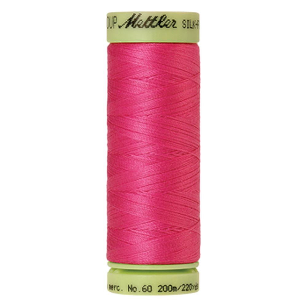 Mettler sewing thread spool in Hot Pink (1423) - 60wt 200m