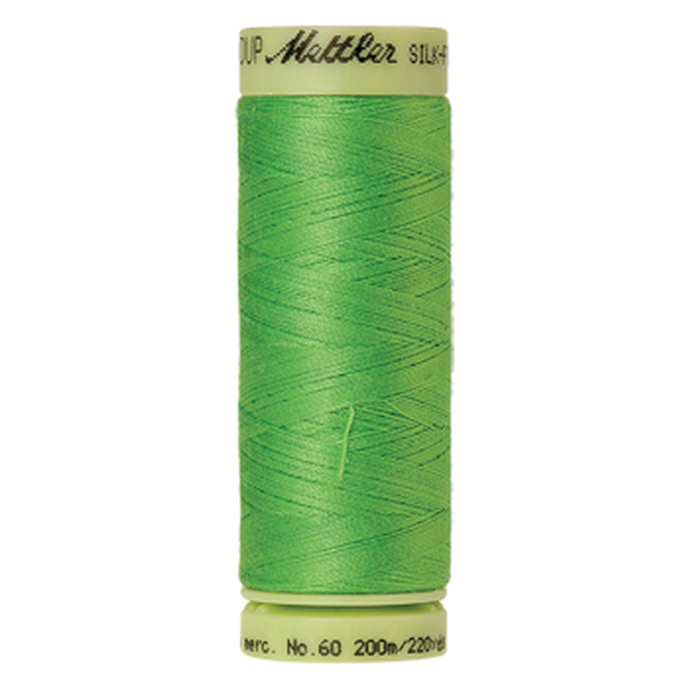 Mettler sewing thread spool in Light Kelly (1099) - 60wt 200m