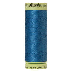 Mettler sewing thread spool in Mediterranian Blue (0339) - 60wt 200m