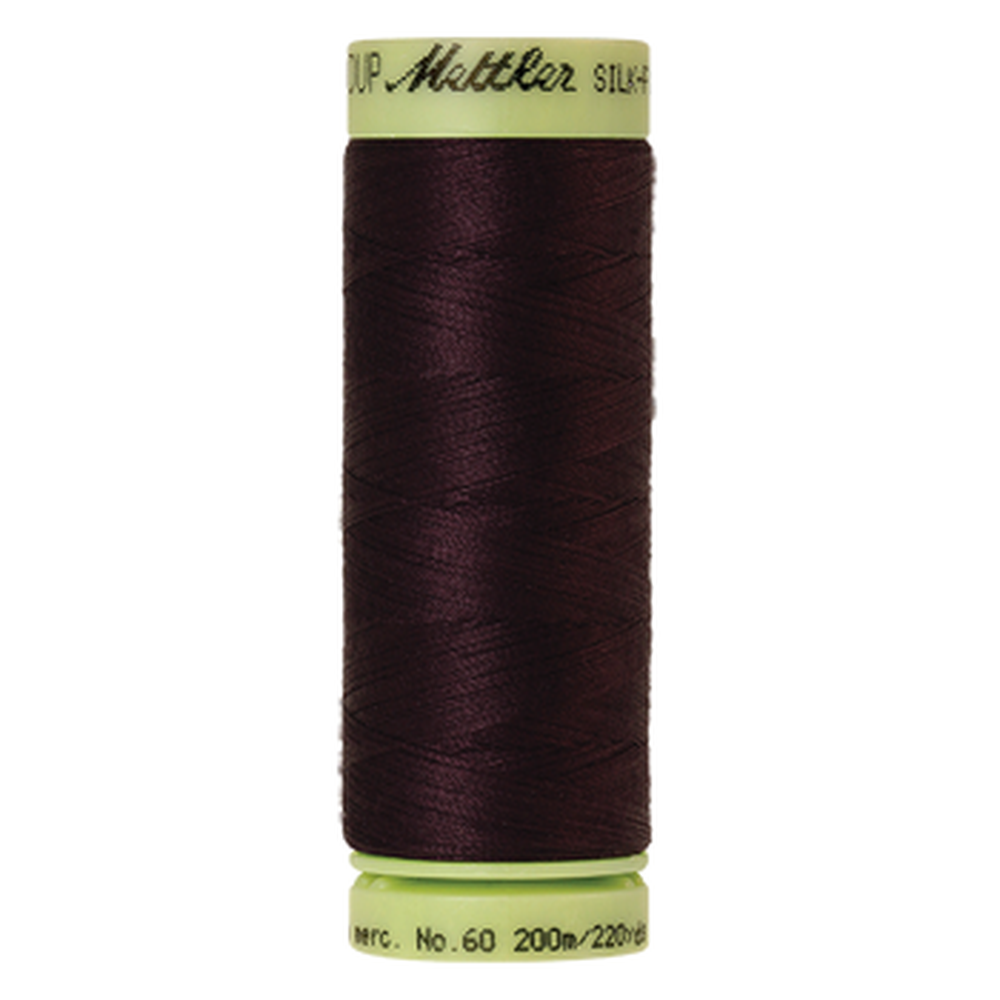 Mettler sewing thread spool in Plum Perfect (0481) - 60wt 200m
