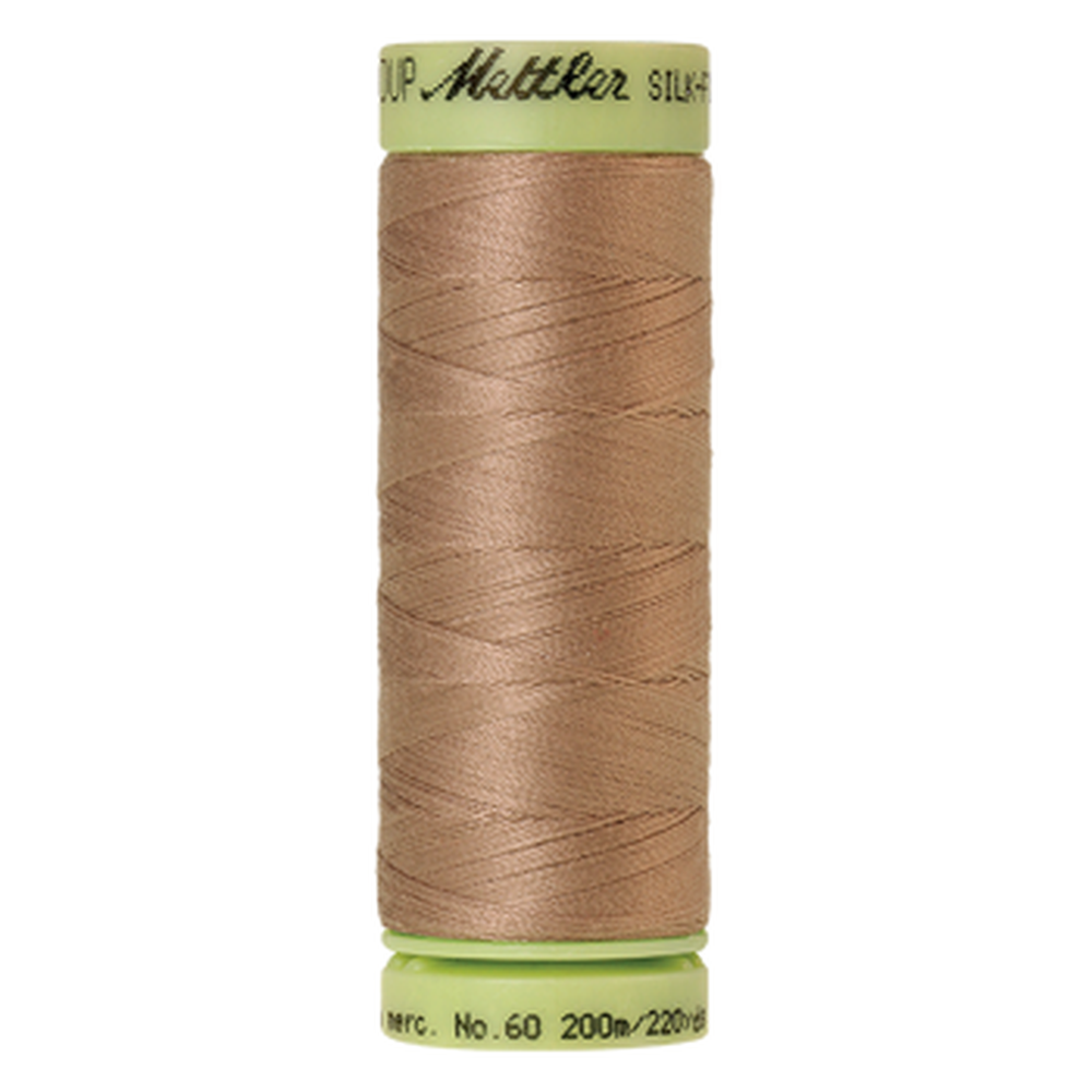 Mettler sewing thread spool in Praline (3566) - 60wt 200m