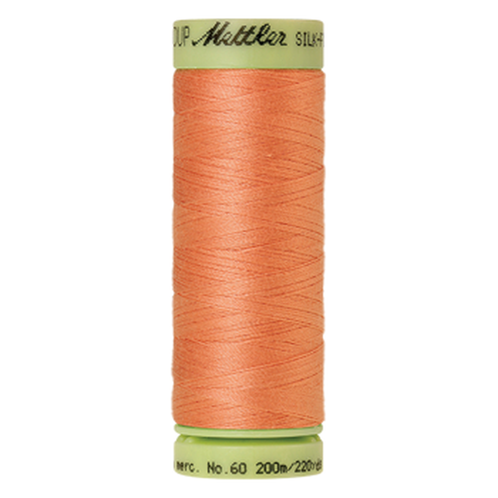 Mettler sewing thread spool in Shell Coral (1522) - 60wt 200m