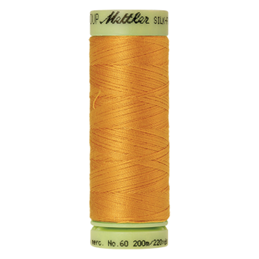 Mettler sewing thread spool in Sunflower (0608) - 60wt 200m