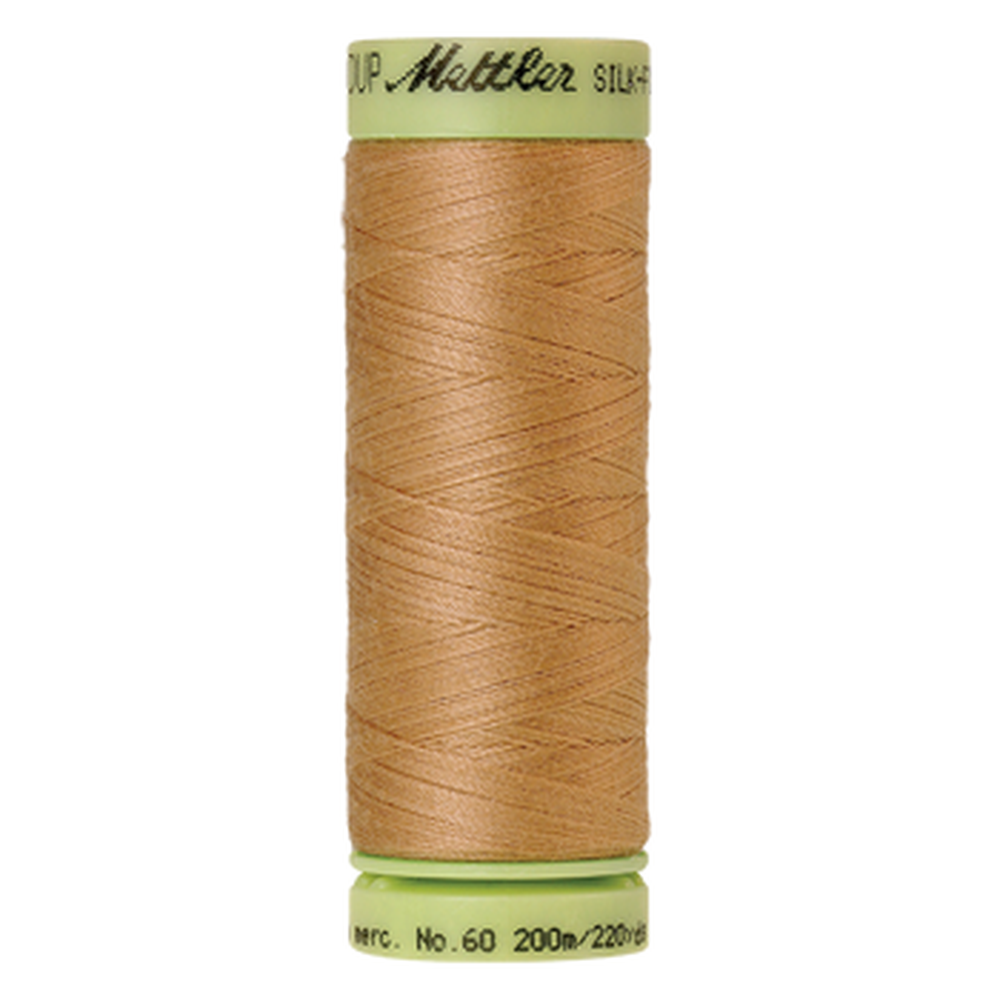 Mettler sewing thread spool in Toast (1118) - 60wt 200m
