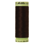 Mettler sewing thread spool in Very Dark Brown (1002) - 60wt 200m