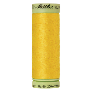 Mettler sewing thread spool in Vibrant Yellow (2263) - 60wt 200m