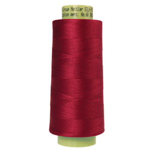 Mettler sewing thread spool in Sangria (0157) - 60wt 2743m