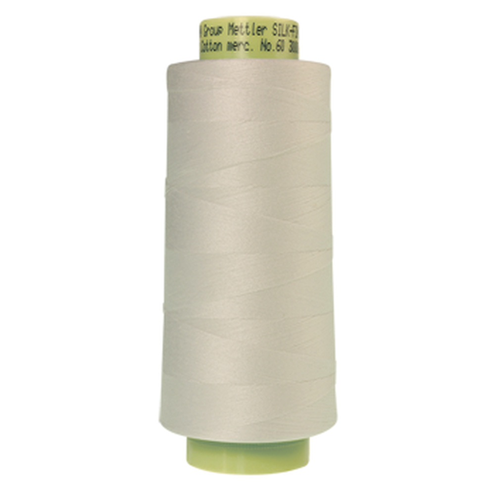 Mettler sewing thread spool in White (2000) - 60wt 2743m