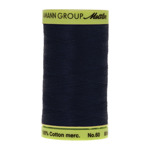 Mettler sewing thread spool in Navy (0825) - 60wt 800m