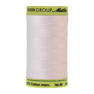 Mettler sewing thread spool in White (2000) - 60wt 800m