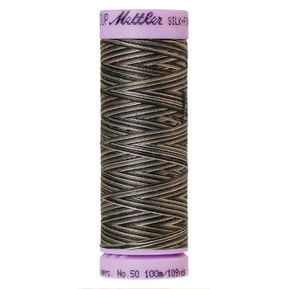Mettler sewing thread spool in Charcoal (9861) - 50wt 100m