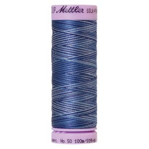 Mettler sewing thread spool in Evening Blue (9812) - 50wt 100m