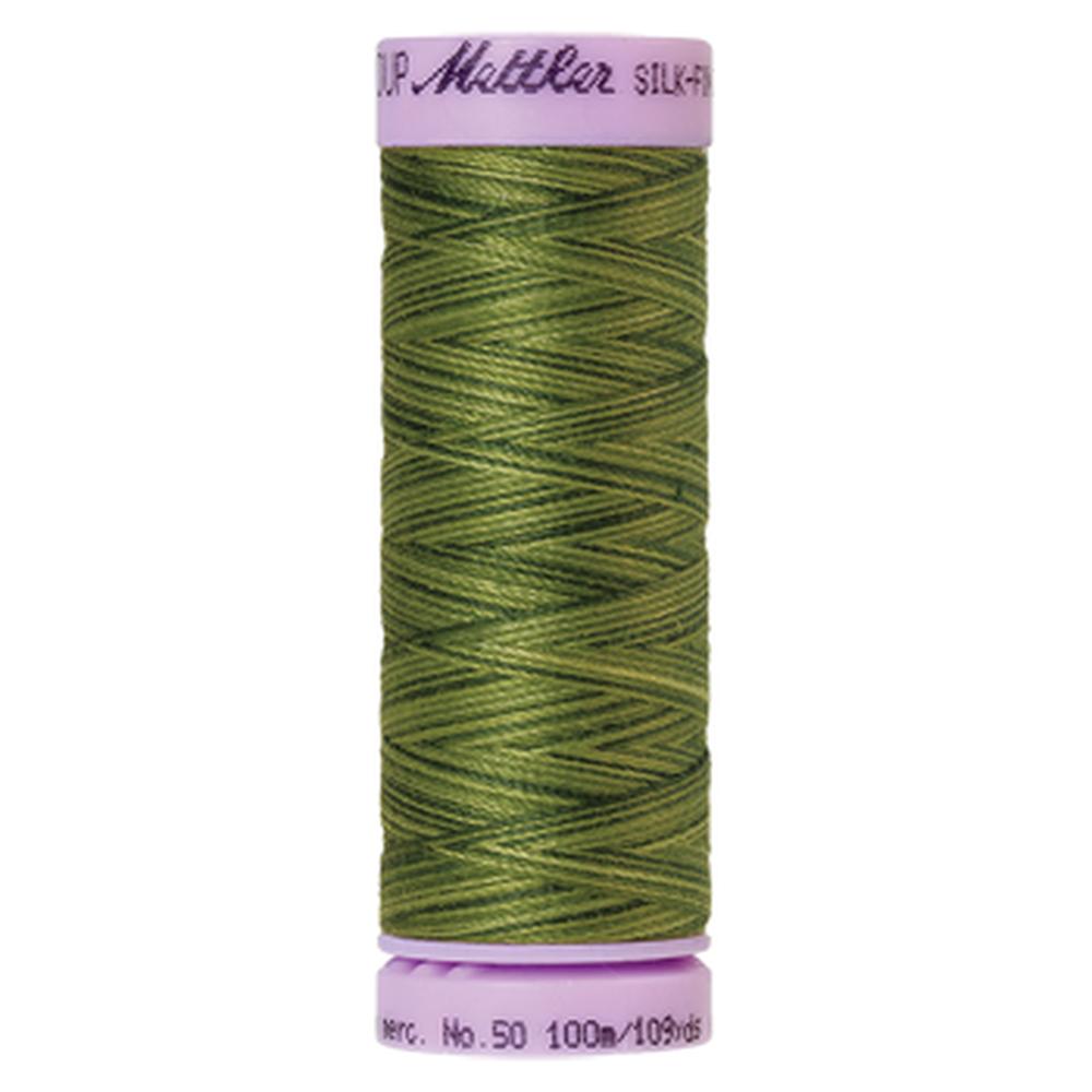 Mettler sewing thread spool in Ferns (9818) - 50wt 100m