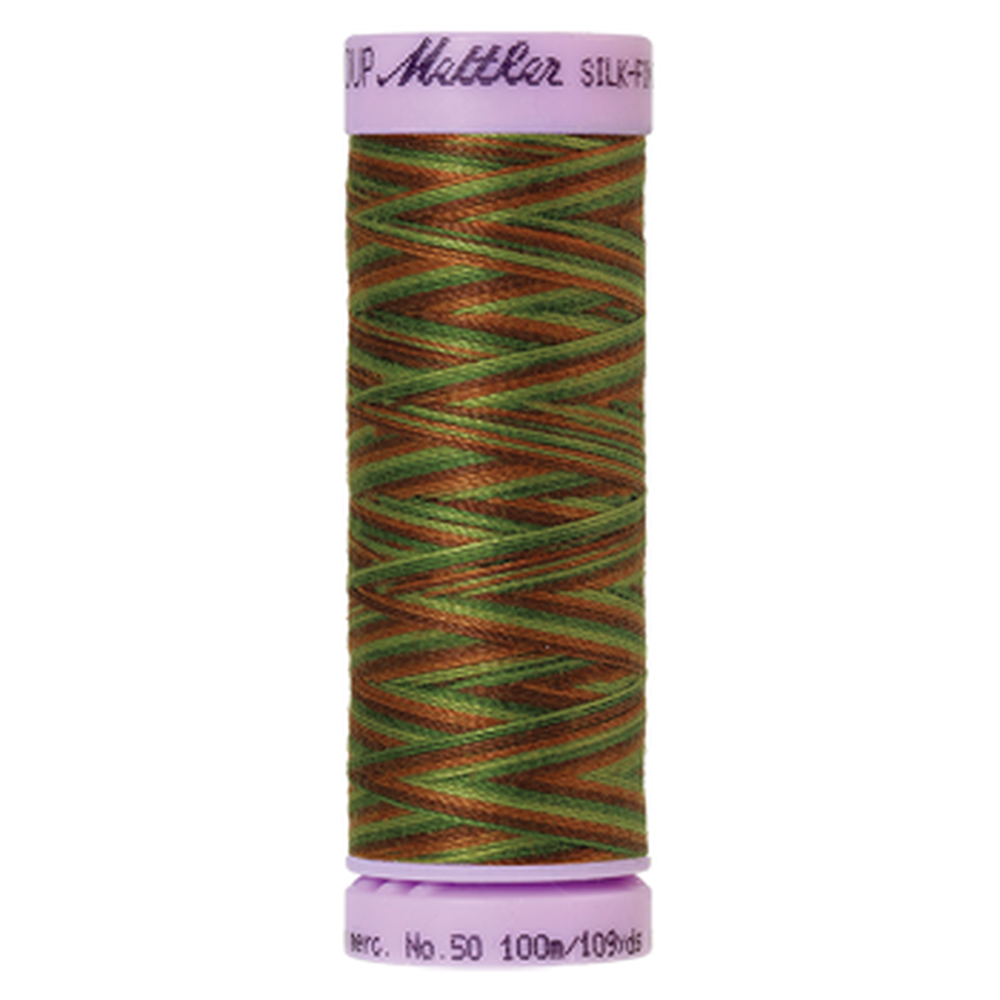 Mettler sewing thread spool in Forest Land (9822) - 50wt 100m