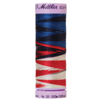 Mettler sewing thread spool in Patriotic (9823) - 50wt 100m
