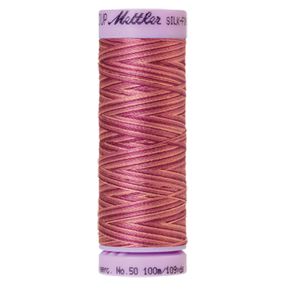 Mettler sewing thread spool in Pink Flox (9839) - 50wt 100m