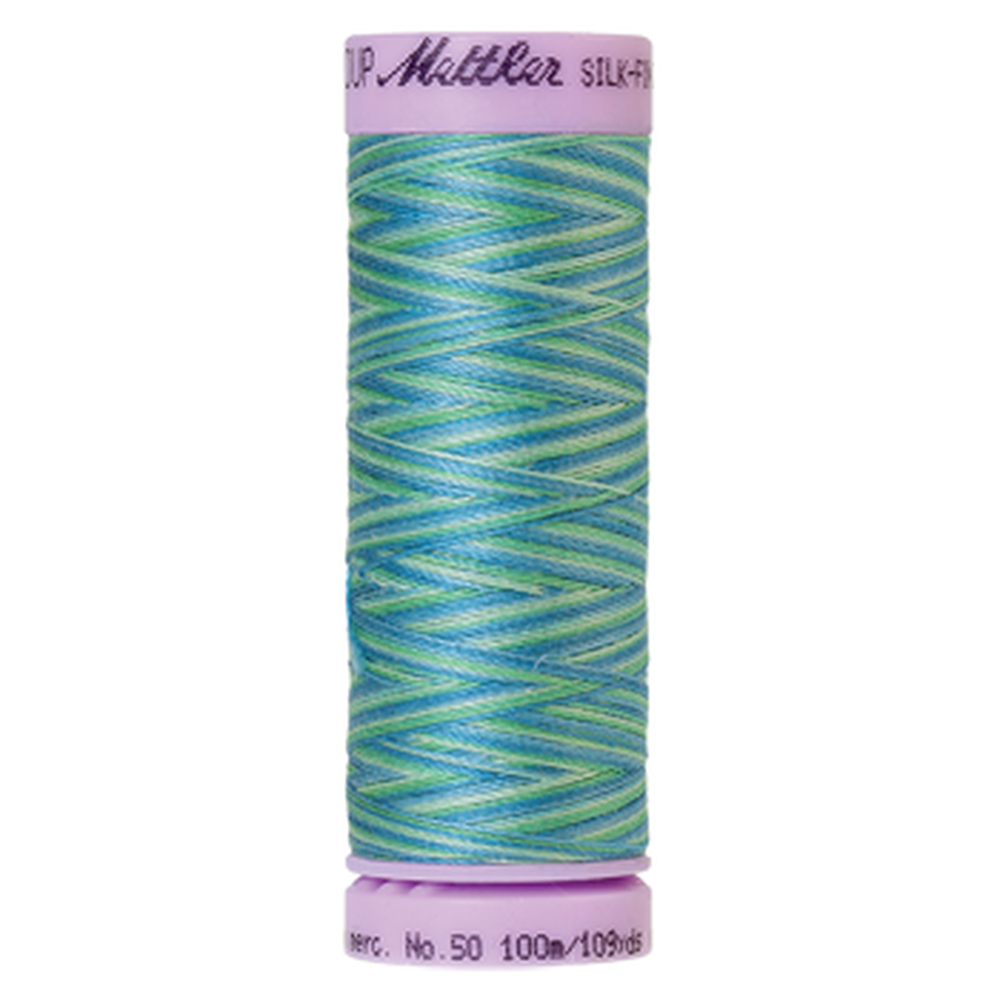 Mettler sewing thread spool in Seaspray (9814) - 50wt 100m